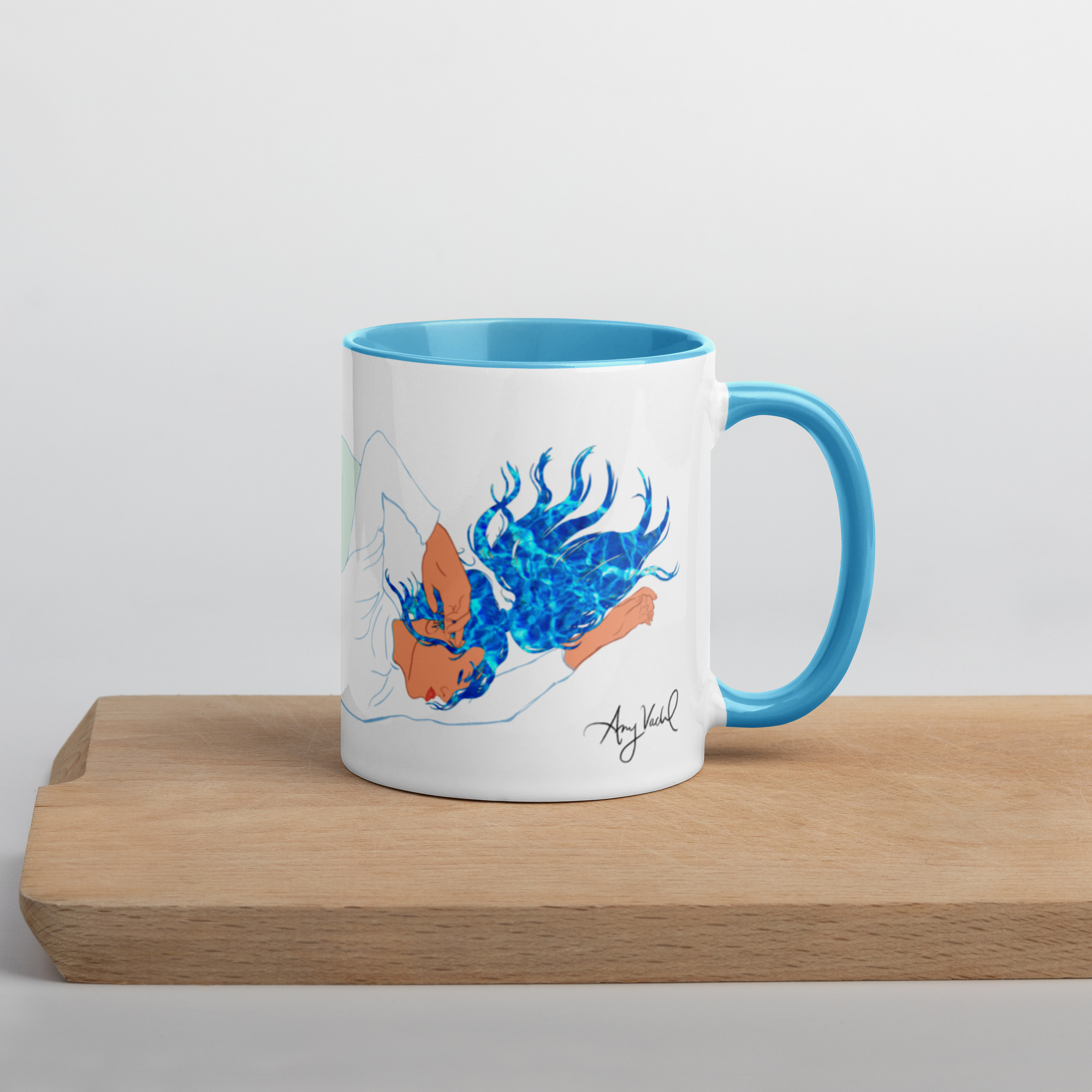 moon river ceramic mug